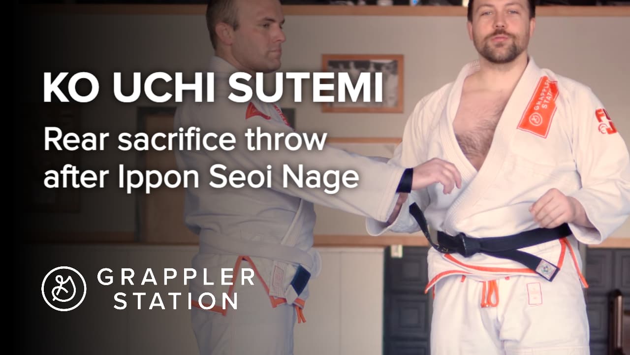 Ko Uchi Sutemi Rear Sacrifice Throw Grappler Station